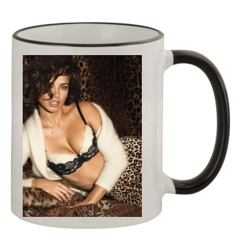 Adriana Lima 11oz Colored Rim & Handle Mug