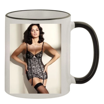 Adriana Lima 11oz Colored Rim & Handle Mug