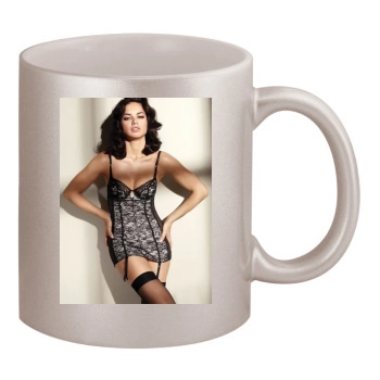 Adriana Lima 11oz Metallic Silver Mug