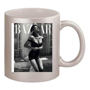 Adriana Lima 11oz Metallic Silver Mug