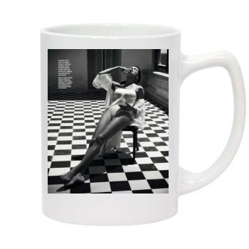 Adriana Lima 14oz White Statesman Mug