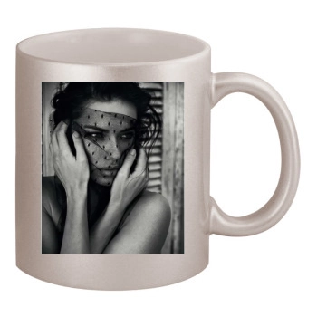 Adriana Lima 11oz Metallic Silver Mug