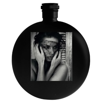 Adriana Lima Round Flask