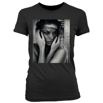 Adriana Lima Women's Junior Cut Crewneck T-Shirt