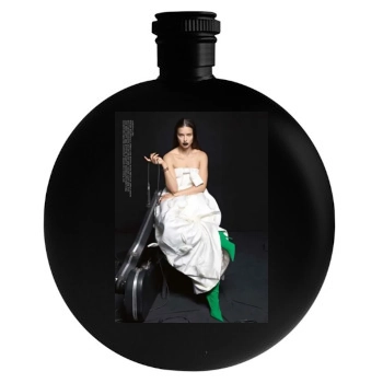 Adriana Lima Round Flask