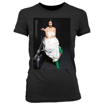 Adriana Lima Women's Junior Cut Crewneck T-Shirt