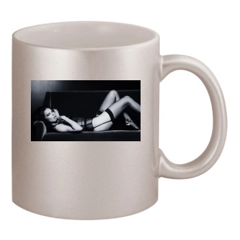 Adriana Lima 11oz Metallic Silver Mug