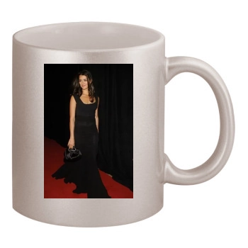 Cote De Pablo 11oz Metallic Silver Mug