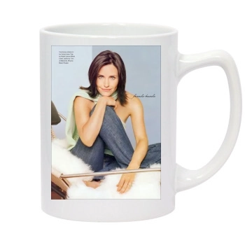 Courteney Cox 14oz White Statesman Mug