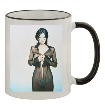 Courteney Cox 11oz Colored Rim & Handle Mug