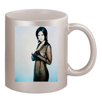 Courteney Cox 11oz Metallic Silver Mug