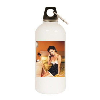 Courteney Cox White Water Bottle With Carabiner