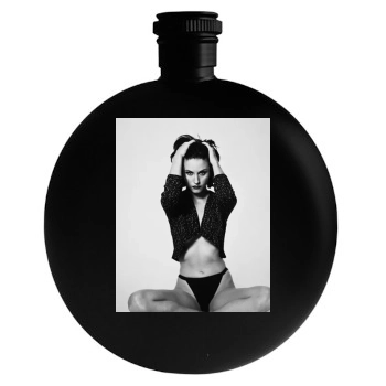 Courteney Cox Round Flask