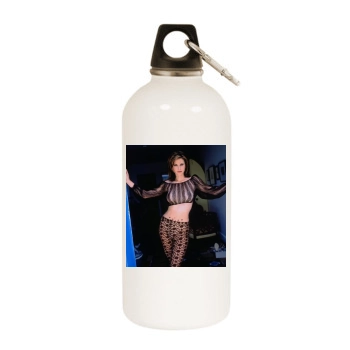 Courteney Cox White Water Bottle With Carabiner