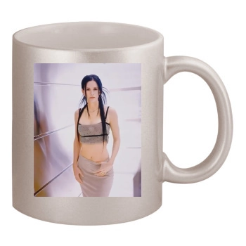 Courteney Cox 11oz Metallic Silver Mug