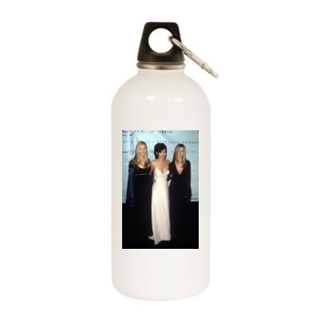 Courteney Cox White Water Bottle With Carabiner