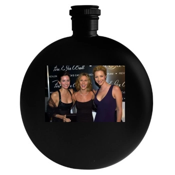 Courteney Cox Round Flask