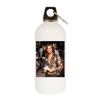 Courteney Cox White Water Bottle With Carabiner