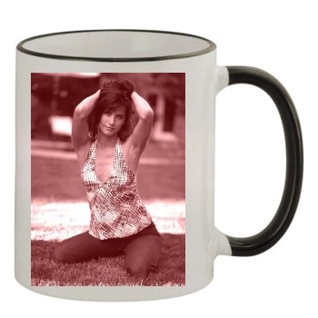 Courteney Cox 11oz Colored Rim & Handle Mug