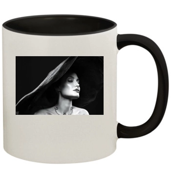 Angelina Jolie 11oz Colored Inner & Handle Mug