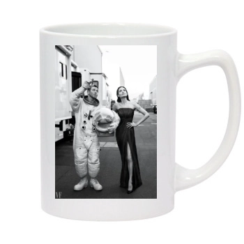 Angelina Jolie 14oz White Statesman Mug