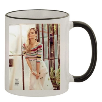 Bar Refaeli 11oz Colored Rim & Handle Mug