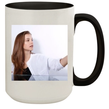 Barbara Palvin 15oz Colored Inner & Handle Mug