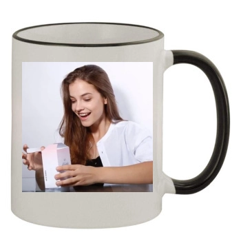 Barbara Palvin 11oz Colored Rim & Handle Mug