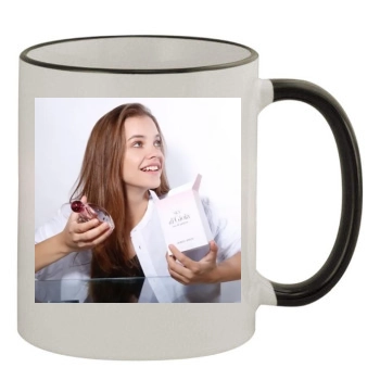 Barbara Palvin 11oz Colored Rim & Handle Mug