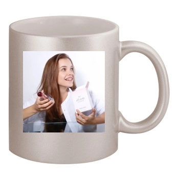 Barbara Palvin 11oz Metallic Silver Mug