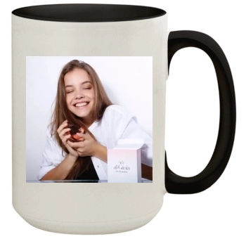 Barbara Palvin 15oz Colored Inner & Handle Mug