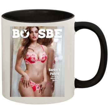 Barbara Palvin 11oz Colored Inner & Handle Mug