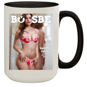 Barbara Palvin 15oz Colored Inner & Handle Mug