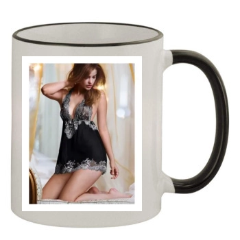 Barbara Palvin 11oz Colored Rim & Handle Mug