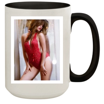 Barbara Palvin 15oz Colored Inner & Handle Mug