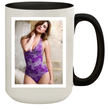 Barbara Palvin 15oz Colored Inner & Handle Mug