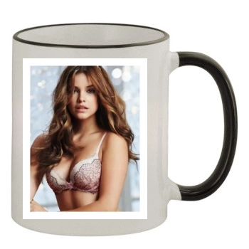 Barbara Palvin 11oz Colored Rim & Handle Mug