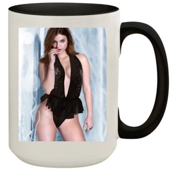 Barbara Palvin 15oz Colored Inner & Handle Mug