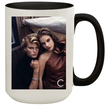 Barbara Palvin 15oz Colored Inner & Handle Mug