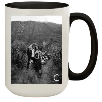 Barbara Palvin 15oz Colored Inner & Handle Mug