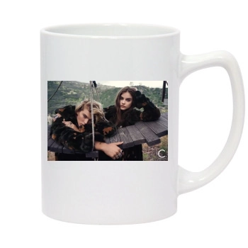 Barbara Palvin 14oz White Statesman Mug