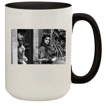 Barbara Palvin 15oz Colored Inner & Handle Mug