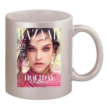 Barbara Palvin 11oz Metallic Silver Mug