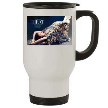 Barbara Palvin Stainless Steel Travel Mug