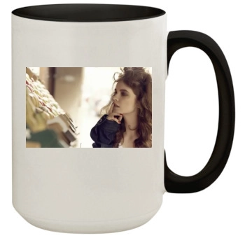 Barbara Palvin 15oz Colored Inner & Handle Mug