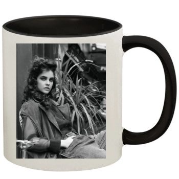 Barbara Palvin 11oz Colored Inner & Handle Mug