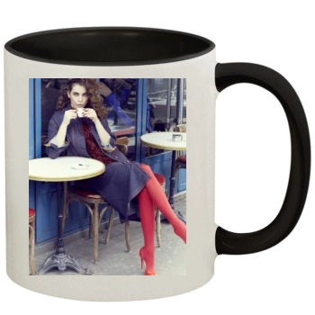 Barbara Palvin 11oz Colored Inner & Handle Mug