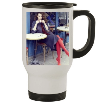 Barbara Palvin Stainless Steel Travel Mug