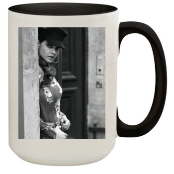 Barbara Palvin 15oz Colored Inner & Handle Mug