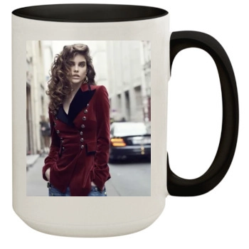 Barbara Palvin 15oz Colored Inner & Handle Mug